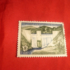 Serie Baraj Dumbea 1956 Noua Caledonie colonie franceza ,1val.stamp.