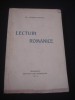 Lecturi Romanice, Al. Popescu-Telega, 1939, Editura Casei Scoalelor, Carte Veche, Bibliofilie, 272 Pagini