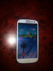 Samsung I9300 Galaxy S III, stare f. buna, husa flip orginala foto