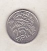 Bnk mnd Trinidad Tobago 25 centi 1993, America Centrala si de Sud