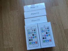 *PROMOTIE* IPHONE 5S 16GB Silver / White(Alb) ~NOU SIGILAT~ NEVERLOCKED - Liber retea| GARANTIE | EURO_ALEX_SHOP - PESTE 2100 DE CALIFICATIVE POZITIVE foto