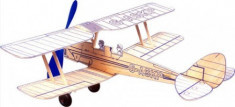 Aeromodel zbor liber TIGER MOTH KIT (380 mm) foto