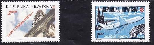 Croatia 1991 - P.A. cat.nr.1a-2a neuzat,perfecta stare