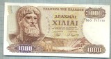 85 BANCNOTA - GRECIA - 1000 DRACHMAI - anul 1970 -SERIA 717170 -starea care se vede