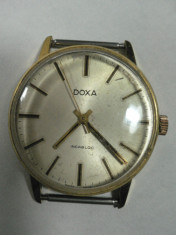 DOXA - VINTAGE - CEAS ELVETIAN - STARE DE FUNCTIONARE - DIAMETRUL 34 MM foto