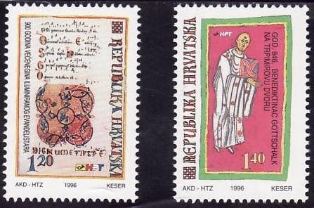 C480 - Croatia 1996 - cat.nr.365-6 neuzat,perfecta stare