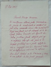 Scrisoare a scriitorului Alexandru Kiritescu , autorul piesei de teatru Gaitele , datata 1955 foto