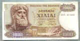 103 BANCNOTA - GRECIA - 1000 DRACHMAI - anul 1970 -SERIA 511505 -starea care se vede