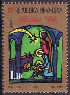 C484 - Croatia 1996 - Craciun cat.nr.379 neuzat,perfecta stare