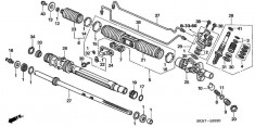 Kit reparatie caseta directie cu ax Honda CRV II (poz.28) foto