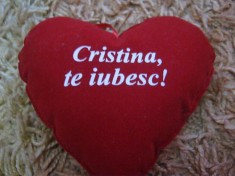 inima plus &amp;quot;Cristina,te iubesc!&amp;quot; foto