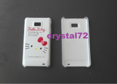 Livrare gratuita! Husa hard case termorezistenta Hello Kitty, pentru SAMSUNG GALAXY S2 I9100 / S2 Plus 9105, foarte draguta + laveta (3) foto