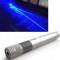 Blue laser Pointer 10000 MW Laser Albastru cu Acumulatori si 5 Capete 3D