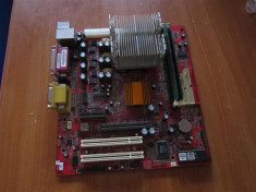 PLACA DE BAZA + PROCESOR AMD DURON 950 MHz + 384 MB RAM (128 + 256 ) Functionale foto