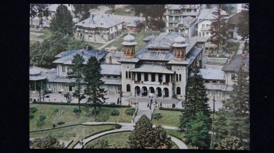 Vedere din Slanic Moldova - circulata &amp;#039;70 foto