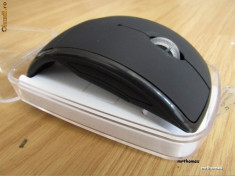 Mouse arc Wireless pliabil + Cutie calatorie Mouse ergonomic foto