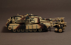 Macheta tanc M1A1 Abrams mine roller Louisiana - 1998 WAR MASTER scara 1:72 foto