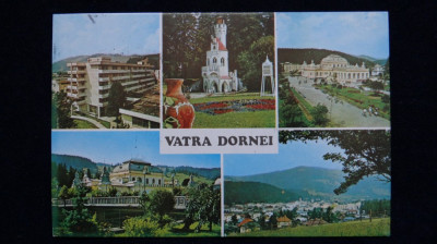 Vedere - Vatra Dornei - Vederi din Vatra Dornei - circulata &amp;#039;76 foto