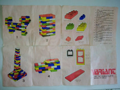 Joc vechi tip LEGO - VARIANT - Joc de constructii, perioada anilor &amp;#039; 80 foto