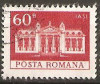 TIMBRE 103i, ROMANIA, MONUMENTE,1973, TEATRUL NATIONAL IASI, 60 BANI, STAMPILAT; TEMA : ARTA, MONUMENT, ARHITECTURA , CONSTRUCTIE