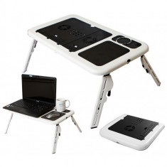 E-table Masa MASUTA LAPTOP notebook pliabila 2 coolere picioare ajustabile Model LD09 foto