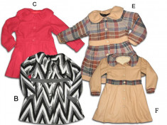 paltonas fetita/ pardesiu fetita/ pardesiu din stofa pentru fetite/ paltonas de primavara copii foto