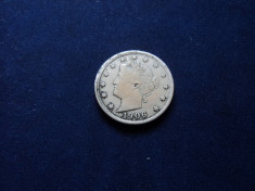 5 cents 1906 USA, SUA, America foto