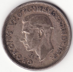 Moneda - Dominionul Canadei - 25 Cents 1942 - George al VI-lea - Argint foto