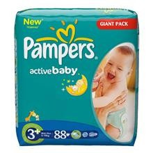 Scutece Pampers Active Baby 3 Plus Pentru Bebelusi foto