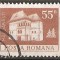 TIMBRE 103f, ROMANIA, MONUMENTE,1973, CULA DIN MALDARASTI, 55 BANI, STAMPILAT; TEMA : ARTA, MONUMENT, ARHITECTURA , CONSTRUCTIE, MALDARESTI