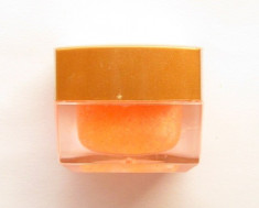 gel uv colorat mat 8 ml portocaliu cu sclipici , pentru unghii false, manichiura, pentru lampa uv, gel color foto