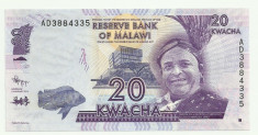 MALAWI 20 KWACHA 2012 UNC [1] foto