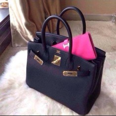 GENTI HERMES BIRKIN CU CHEITA SI LACATEL- ACCESORII AURII-SUPER PRET foto