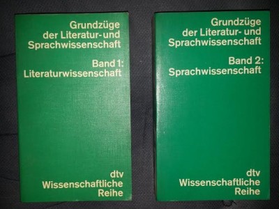 Grundzuge der Literatur und Sprachwissenschaft dtv 1975 foto