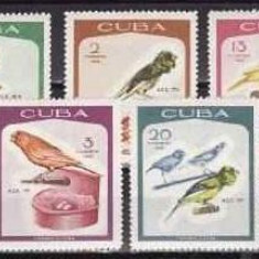 C3019 - Cuba 1968 - Pasari 7v. neuzat,perfecta stare