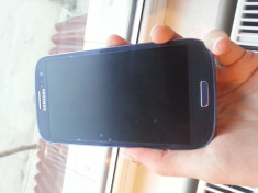 Vand sau schimb Samsung Galaxy S3 Blue nota 9.7/10, decodat, full accesorizat foto