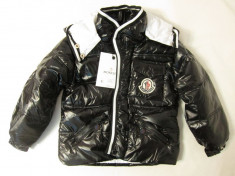 Geaca MONCLER KID NEAGRA CU PUF DE GASCA !!! foto