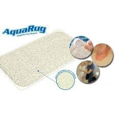 Covor de baie antiaderent, din fibre textile, antimucegai, antiumezeala Aqua Rug foto
