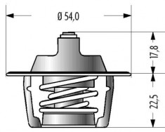 Termostat motor 2,0 CRD Jeep Compass foto