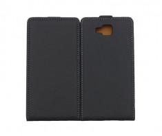 Husa LG Optimus L9 II D605 Flip Case Slim Inchidere Magnetica Black foto