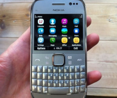 nokia e6 silver foto