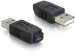 Adaptor USB micro-A+B mama la USB2.0-A tata - 65029 foto