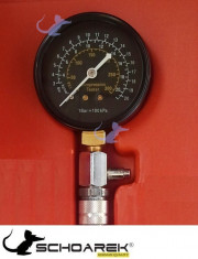 Compresmetru pentru masurarea compresiei - motoare pe benzina | 3 - 20 bar | produs de calitate| manometru| [ trusa scule compresie ] foto