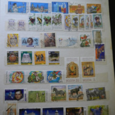 Republica Moldova - colectie timbre stampilate