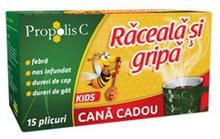 Promo Propolis C Raceala si Gripa Kids Fiterman 15pl Cana Cadou Cod: 22269 foto