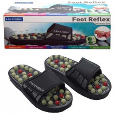 Papuci reflexoterapie Lanaform foot reflex foto