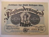 500000 mark 1923 Germania , notgeld Stadt Solingen , 100.000 marci / 07383