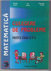 NOU Matematica - Culegere de probleme clasa a V-a (3 lei transport pt plata in avans) foto