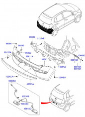 Suport bara spate Hyundai i10 foto