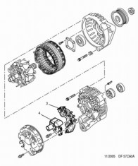 Regulator tensiune alternator 407 pentru alt.Valeo foto